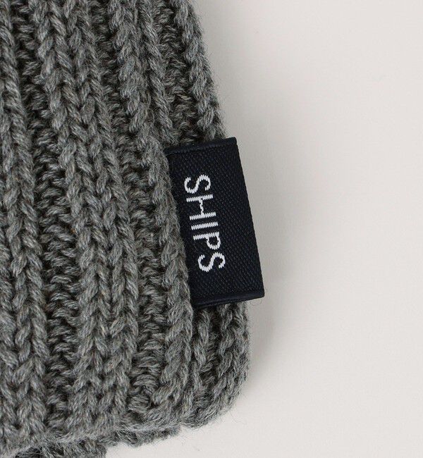 SHIPS「【WEB限定】SHIPS: オーバーフィット ワンポイント エンブロイダリー ワッチキャップ ニット帽」|その他|
