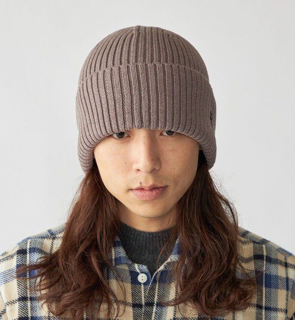 SHIPS「【WEB限定】SHIPS: オーバーフィット ワンポイント エンブロイダリー ワッチキャップ ニット帽」|その他|キャメル