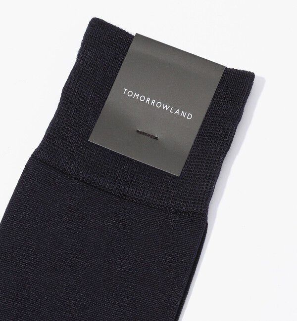 TOMORROWLAND GOODS「TOMRROWLAND シルクナイロン ソリッドソックス」|ソックス|