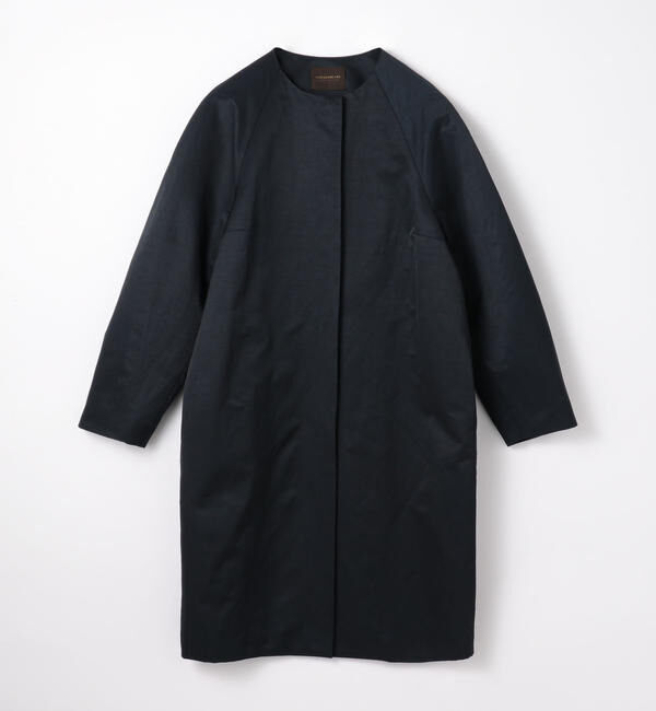 TOMORROWLAND collection「スパークツイル コクーンコート」|ノーカラーコート|