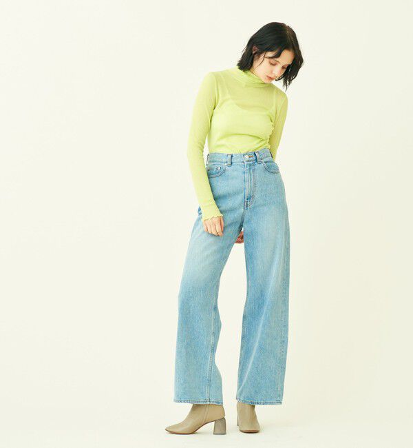 MACPHEE「ウールリブ タートルネックプルオーバー」|Tシャツ・カットソー|