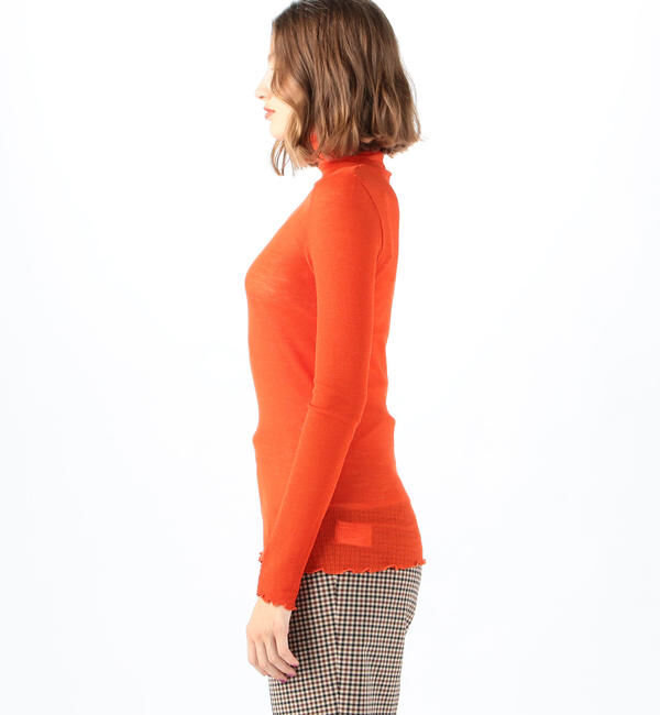 MACPHEE「ウールリブ タートルネックプルオーバー」|Tシャツ・カットソー|