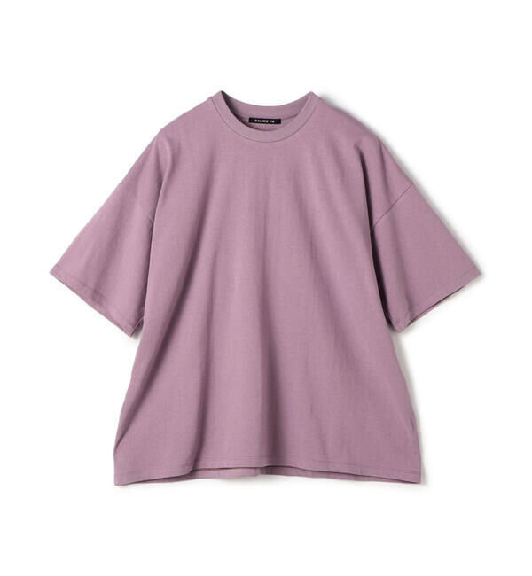 GALERIE VIE「コットン吊り天竺 ショートスリーブクルーネックカットソー」|Tシャツ・カットソー|73 ライトパープル