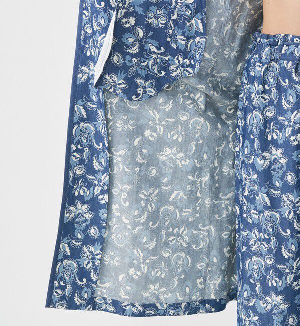 SOULEIADO「コットンプリントローブコート」|その他|