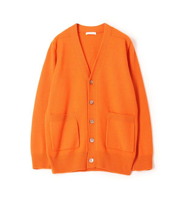 GALERIE VIE「スコットランドウール カーディガン」|カーディガン|25 オレンジ