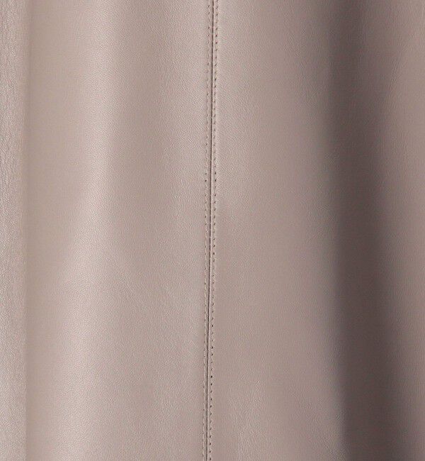 TOMORROWLAND BUYING WEAR「【別注】CINQUANTA ナッパレザースカート」|台形|