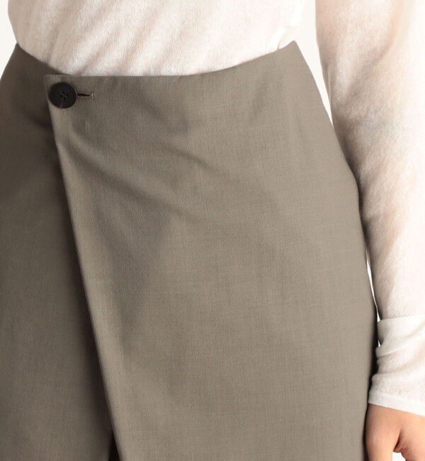 Edition「トロピカルウール ラップロングスカート」|スカート|