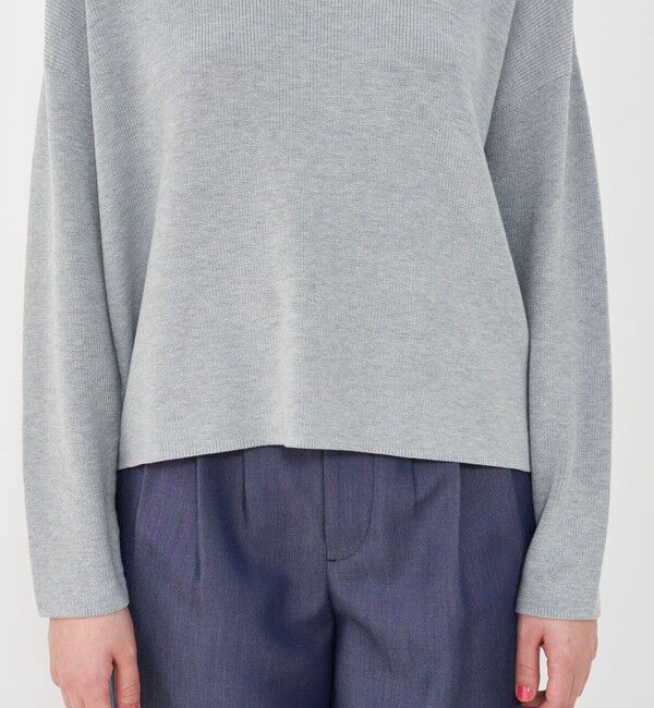 GALERIE VIE「シーアイランドコットン クルーネックプルオーバー」|ニット・セーター|