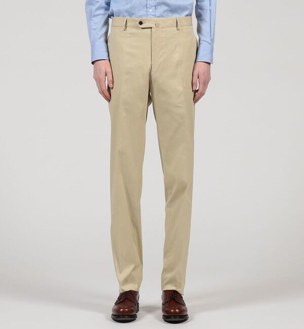 TOMORROWLAND MENS「コットンポリエステル ノープリーツスリムスラックス」|スラックス|