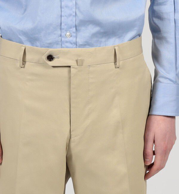 TOMORROWLAND MENS「コットンポリエステル ノープリーツスリムスラックス」|スラックス|