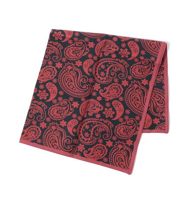 TOMORROWLAND GOODS「Kinloch コットン ペイズリーハンカチ」|ハンカチ|