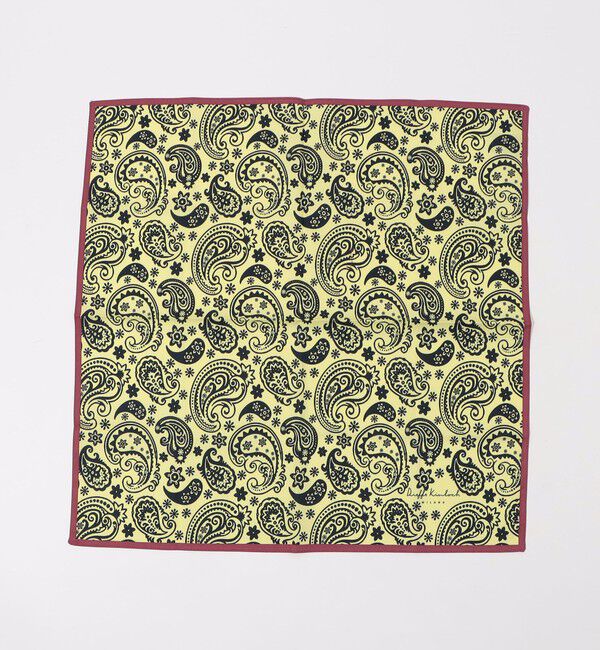 TOMORROWLAND GOODS「Kinloch コットン ペイズリーハンカチ」|ハンカチ|