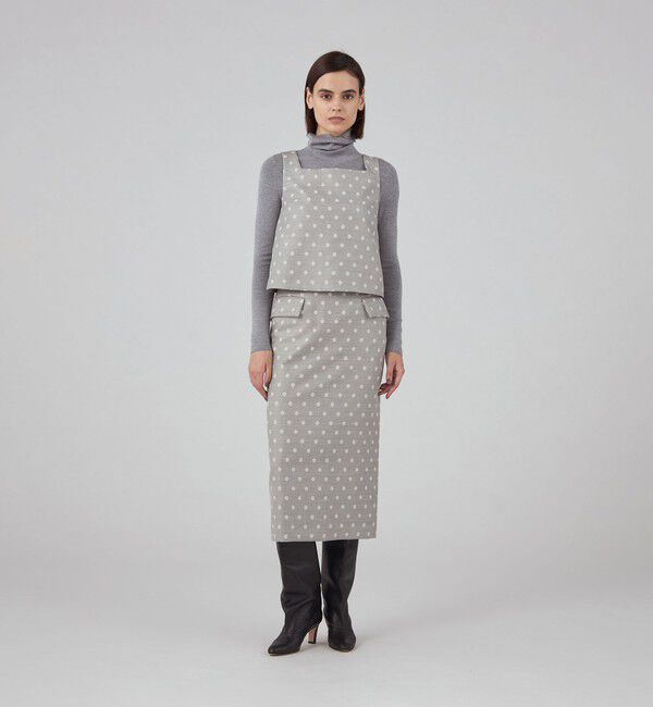 TOMORROWLAND collection「サキソニードットジャカード タイトストレートスカート」|タイト|