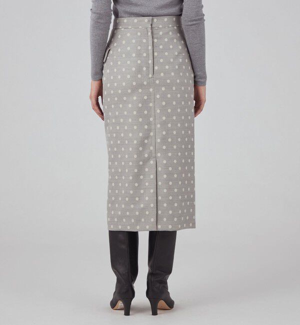 TOMORROWLAND collection「サキソニードットジャカード タイトストレートスカート」|タイト|