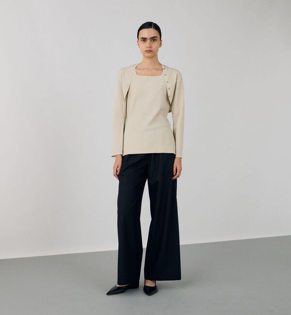 DES PRES「コンフォートレーヨンストレッチ ツインニット」|ニット・セーター|