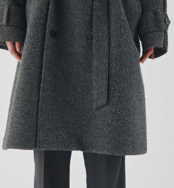 GALERIE VIE「エアブークレーウール ボリュームトレンチコート」|トレンチコート|