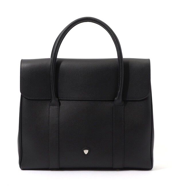 TOMORROWLAND GOODS「Chambord Sellier BERN Brief シュリンクレザー ブリーフトート CRUMBS」|ビジネスバッグ|19 ブラック