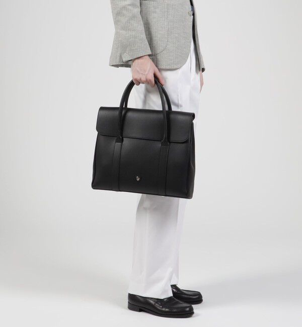 TOMORROWLAND GOODS「Chambord Sellier BERN Brief シュリンクレザー ブリーフトート CRUMBS」|ビジネスバッグ|