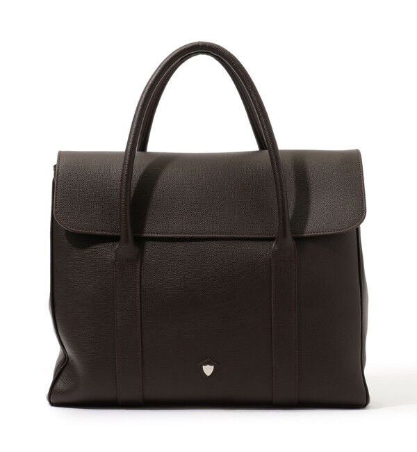 TOMORROWLAND GOODS「Chambord Sellier BERN Brief シュリンクレザー ブリーフトート CRUMBS」|ビジネスバッグ|49 ダークブラウン