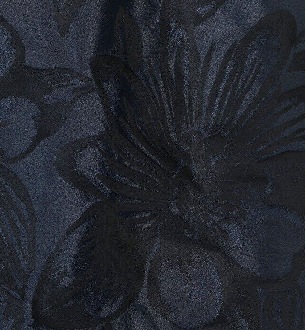 DES PRES「スペースフラワーライトジャカード ボリュームタックフレアスカート」|フレア|