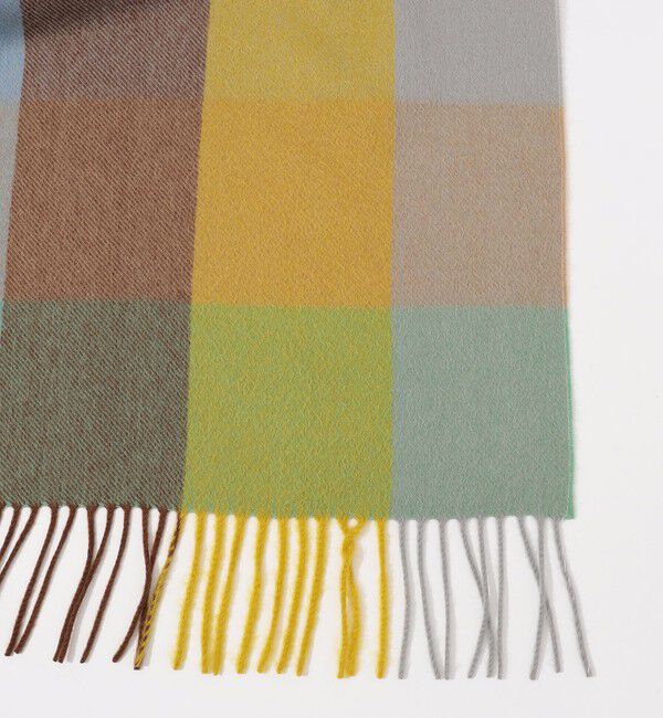 TOMORROWLAND GOODS「Joshua Ellis BLOCK CHECK ストール」|ストール|