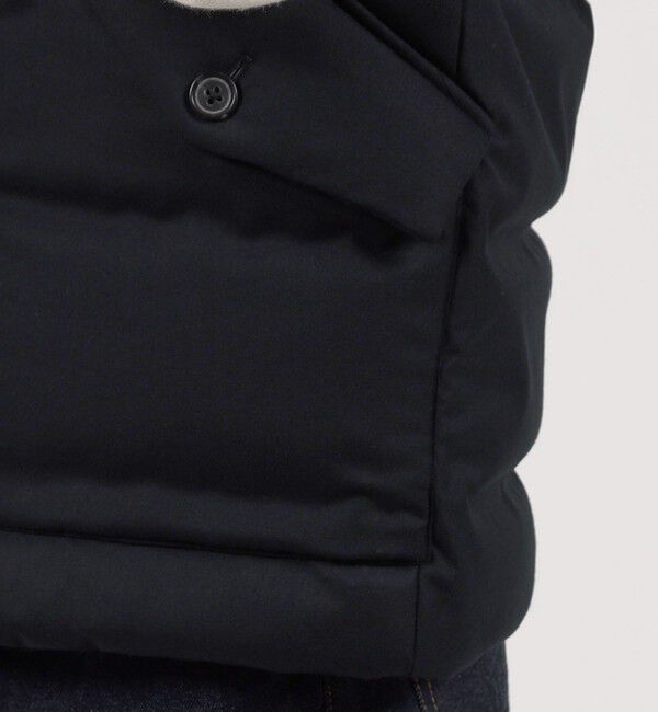 TOMORROWLAND MENS「ウールシルクツイル ダウンベスト」|ダウンベスト・ベスト|