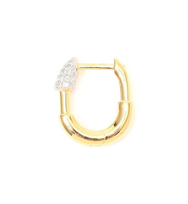 TOMORROWLAND GOODS「Otiumberg. Small Pave Staple ピアス」|ピアス|91 ゴールド
