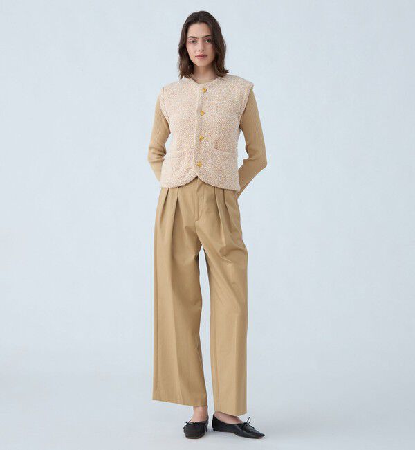 MACPHEE「ツイードニット ベスト」|ベスト・ジレ|