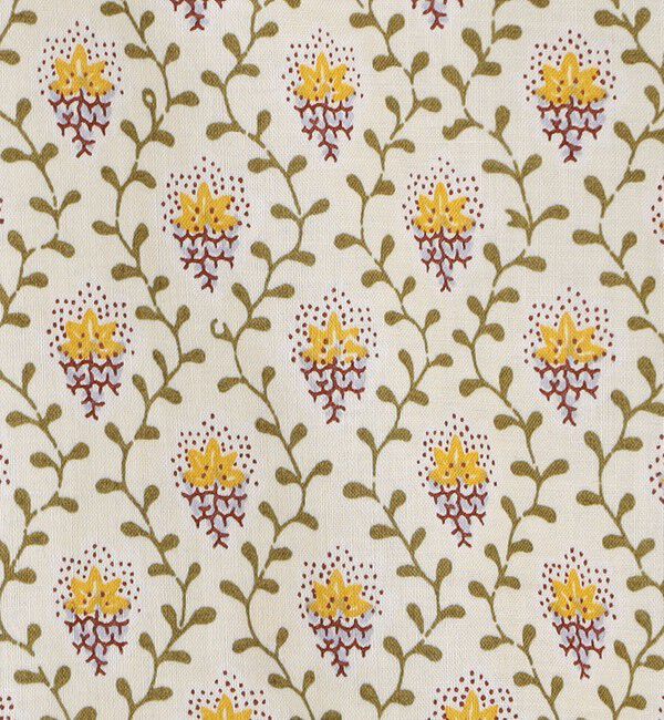 SOULEIADO「コットンローンプリント ボウタイブラウス」|シャツ・ブラウス|