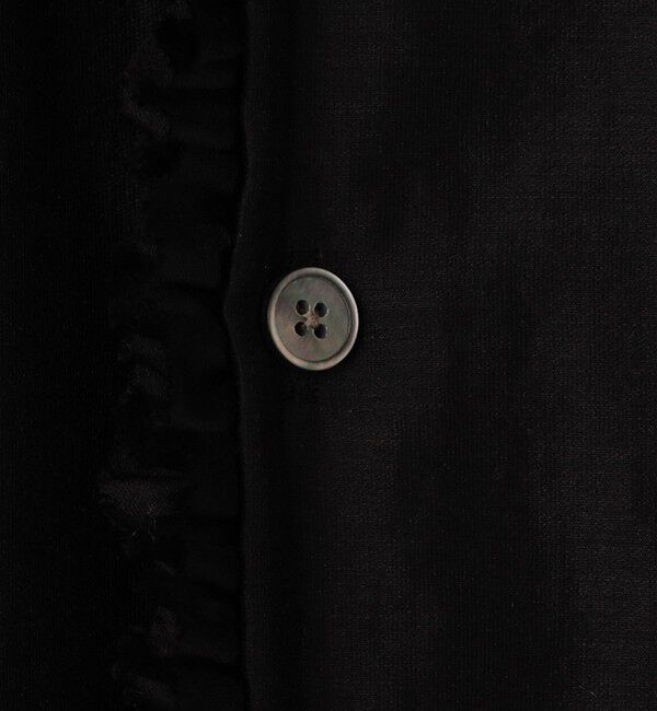 MACPHEE「シースルーローン フロントフリルブラウス」|シャツ・ブラウス|