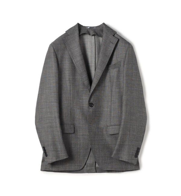 TOMORROWLAND MENS「ウールシルクリネン シングルブレステッド 2Bジャケット SUMMER TIME  LORO PIANA」|テーラードジャケット|17 チャコールグレー