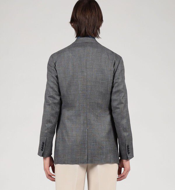 TOMORROWLAND MENS「ウールシルクリネン シングルブレステッド 2Bジャケット SUMMER TIME  LORO PIANA」|テーラードジャケット|