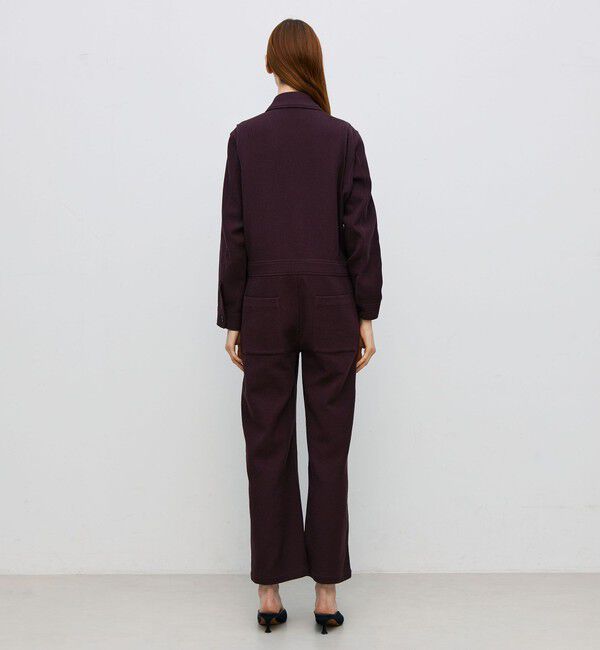 BACCA「ワッフルクロス リラックスジャンプスーツ」|オールインワン|