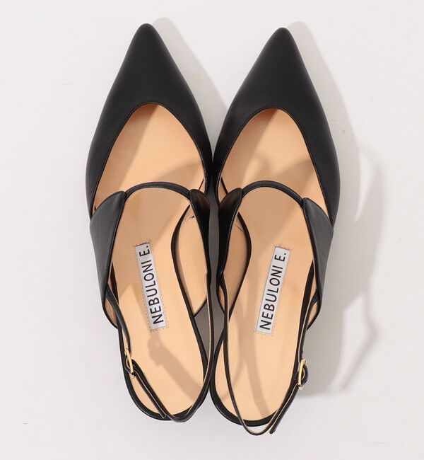 TOMORROWLAND GOODS「NEBULONI E. CUTWORK ミュールパンプス」|パンプス|