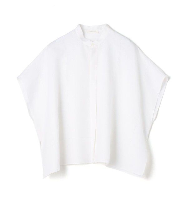 GALERIE VIE「フレンチリネン スタンドカラーシャツ」|シャツ・ブラウス|11 ホワイト