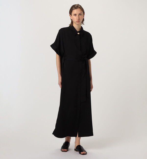 TOMORROWLAND GOODS「MARTIN MARTIN Robe Constance ハーフスリーブシャツドレス」|ワンピース|