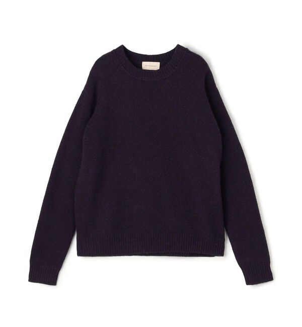 TOMORROWLAND BUYING WEAR「Alexandra Golovanoff BETTINA クルーネックニット」|ニット・セーター|79 ダークパープル