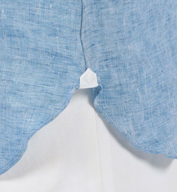 TOMORROWLAND MENS「【別注】LUIGI BORRELLI GABLE リネン ボタンダウンシャツ」|シャツ・ブラウス|