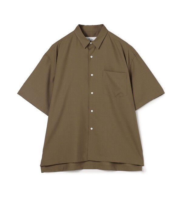Edition「TECH WOOL 半袖シャツ」|シャツ・ブラウス|45 キャメル