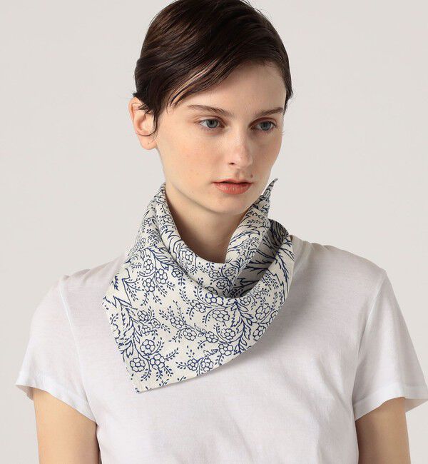 SOULEIADO「SOULEIADO リネンプリント バンダナ」|バンダナ・スカーフ|