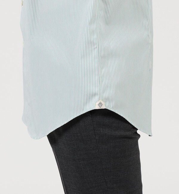 TOMORROWLAND MENS「120/2コットン キャンディストライプ  レギュラーカラー ドレスシャツ」|シャツ・ブラウス|