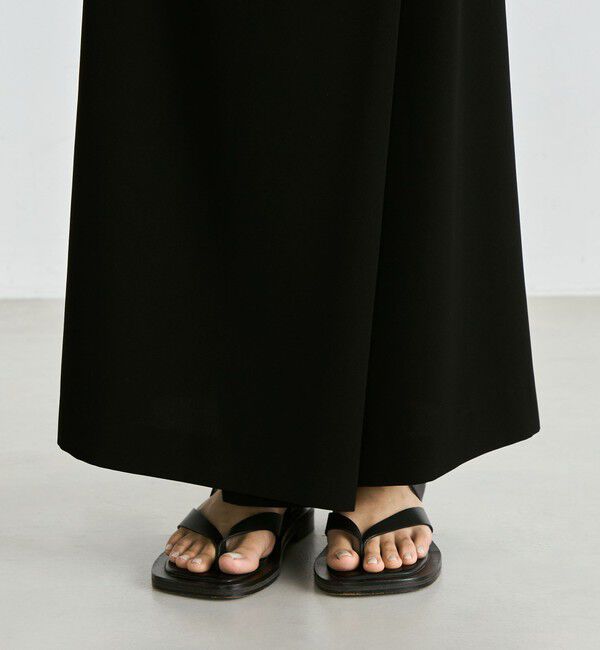 Edition「スパンギャバ ラップスカート」|スカート|