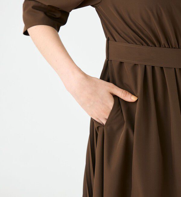 Ballsey「スパンブロード シャツワンピース」|ワンピース|