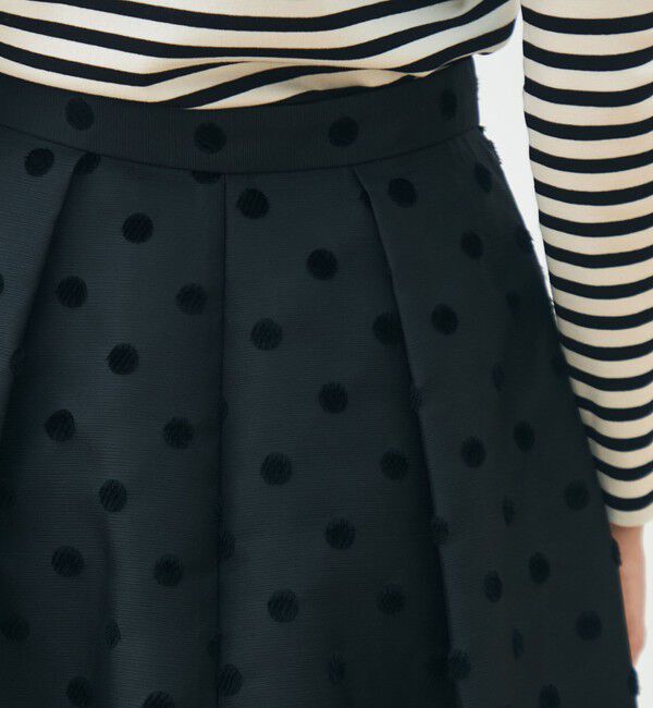 TOMORROWLAND collection「モールポルカドット コクーンスカート」|スカート|