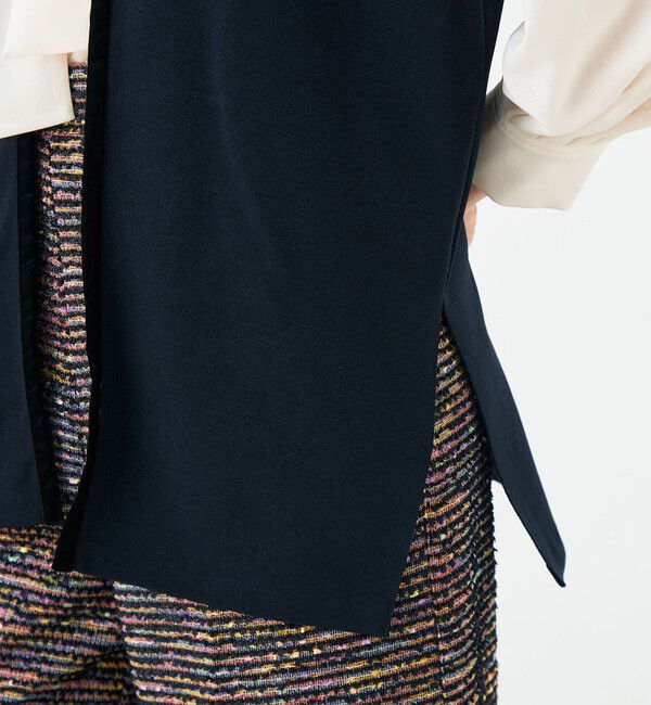 Ballsey「ミラノリブ Vネックジレ」|ベスト・ジレ|