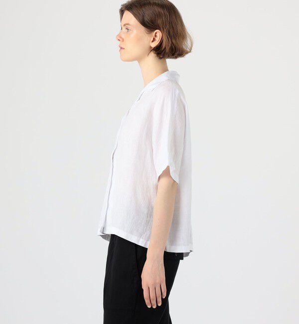 JAMES PERSE「ライトウェイトリネン オープンカラーシャツ WKO3956」|シャツ・ブラウス|