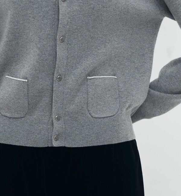 コットンカシミヤ パールポケットカーディガン（CABaN）｜ルミネの
