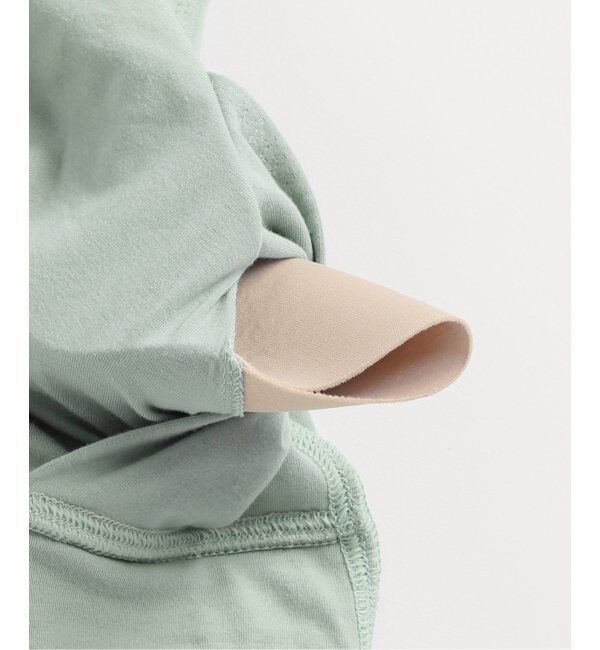 EMILYWEEK「【for MOM】オーガニックコットン混 マタニティカシュクールブラ（グリーン）」|インナー|