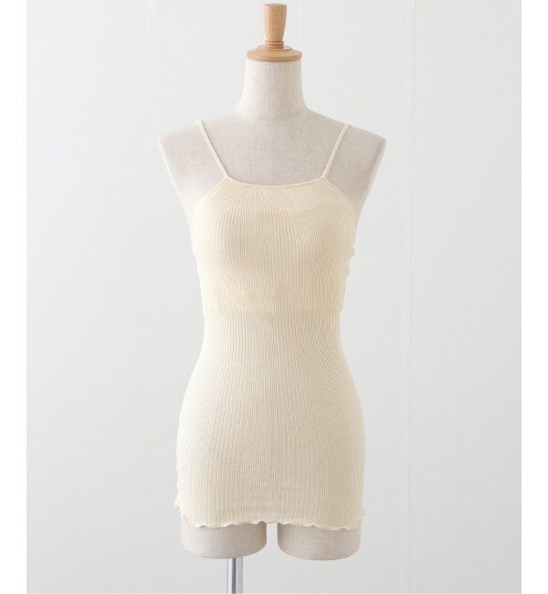 EMILYWEEK「【HAKUJI/ハクジ】ランダムリブ バックオープンキャミソール / H232507」|インナー|