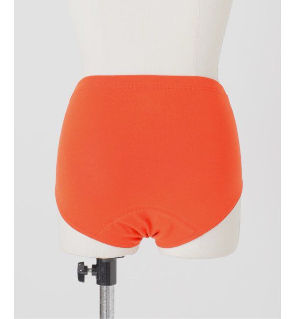 EMILYWEEK「【RESET】オーガニックコットン混 2WAYサニタリーショーツ（オレンジレッド）」|インナー|